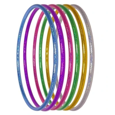 Abbildung von Hoopomania Hula Hoop Reifen Kinder Hoop, Glitter Farben, Ø 70cm Violett