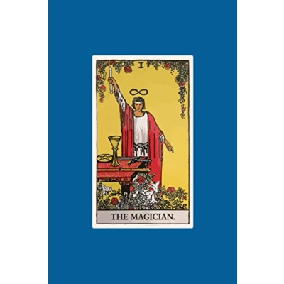 Abbildung von The Magician: 120 Blank Lined Pages, 6 X 9 College Ruled Notebook, Magician Tarot Card Journal, Diary, Notebook (Tarot Notebooks) Notebooks Traditional Design)