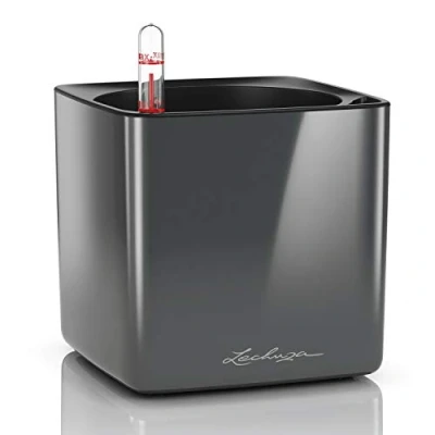 Abbildung von LECHUZA CUBE Glossy 14 anthrazit highgloss 13511