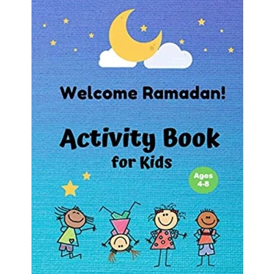 Abbildung von Ramadan Activity Book For Kids Ages 4 8: Word Search, Connect the Dots, Puzzles, Coloring, and More!