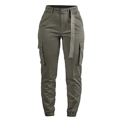 Abbildung von Mil Tec Damen Afslappede bukser 11139001 L ssige Hose, Oliv, XXL EU