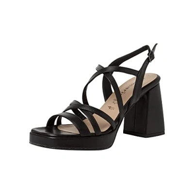 Abbildung von Tamaris Damen 1 28366 20 Sandale, Mattschwarz, 38 EU