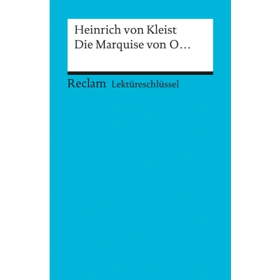 Abbildung von Lektüreschlüssel zu Heinrich von Kleist: Die Marquise O. (Reclams Universal Bibliothek)