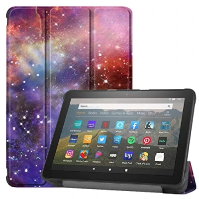 Abbildung von ODQQDO 8 Zoll Tablet Hülle Smart Stand Protective Case Ultra Light mit Auto Sleep Wake (Galaxy F)