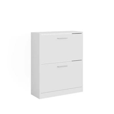 Abbildung von Vicco Schuhschrank Gizmo, Weiß, 59 x 72.5 cm 2 Fächern