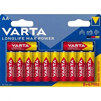 Abbildung von VARTA Alkali Modell LONGLIFE MAX Power AA X8+4 gratis