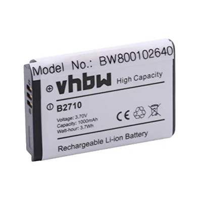 Abbildung von vhbw 1x Akku kompatibel mit Samsung GT B2710 Handy Smartphone Telefon (1000 mAh, 3,7 V, Li Ion)