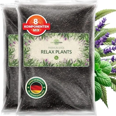 Abbildung von ORAGARDEN Kräutererde &amp; Universelle Erde 6L für Relax Kräuter und Spezialkulturen Pflanzen Grünpflanzenerde Indoor Outdoor Zimmerpflanzenerde Gartenerde Mix 8 Komponenten Pflanzerde