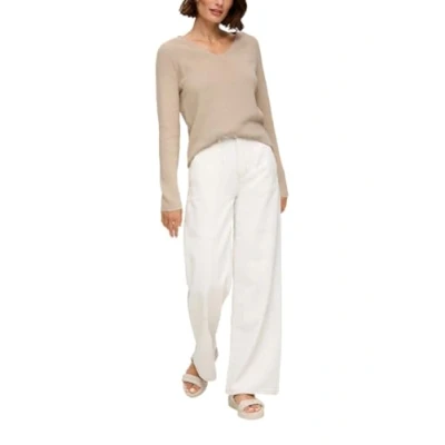 Abbildung von s.Oliver RAGLANÄRMELN Strickpullover, Damen, Größe: 44, Sandfarben