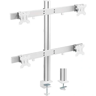 Abbildung von InLine® Aluminium Monitor Tischhalterung für 4 Monitore bis 32&quot;, 8kg
