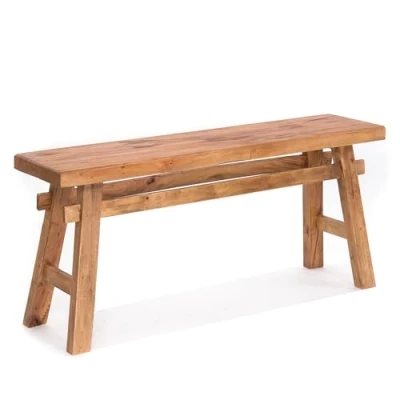 Abbildung von DESIGN DELIGHTS SITZBANK &quot;EAST&quot;, Mahagoni, 118x53x27,5cm (BxHxT), Holzbank