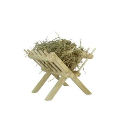 Abbildung von Elmato Futterspender 10028 Heuraufe Futterraufe klappbar, 23x19x23cm