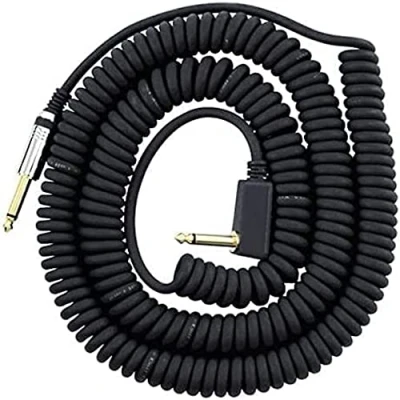 Abbildung von Vox VCC090BK 9m Vintage Coiled Cable with Mesh Carry Bag Black