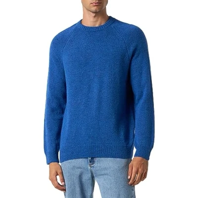 Abbildung von Mavi Regular CREW NECK Strickpullover, Herren, Größe: Large, Olympian blue