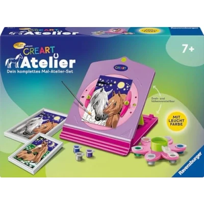 Abbildung von Ravensburger Malen nach Zahlen Atelier Pferde, Made in Europe, FSC® schützt Wald weltweit