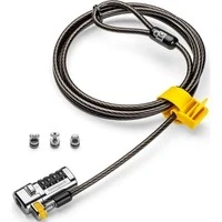 Abbildung von Kensington ClickSafe Universelles 3 in 1 Kombinationsschloss, Ideal für alle Laptops mit T Bar, Nano oder Wedge Shaped Sicherheits Slot, Sicherheitsschloss Dell, HP, Acer Modelle, K68105EU schwarz