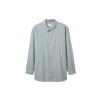 Abbildung von TOM Tailor Karomuster Hemd, Herren, Größe: 4XL, Grey mint small check