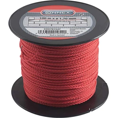 Abbildung von Trend Line Maurerkelle Maurerschnur 100 m Ø 1,7 mm rot