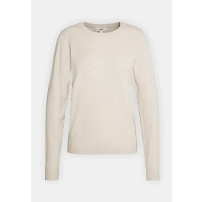 Abbildung von Object Thess L S O NECK N Strickpullover, Damen, Größe: XS, Sandshell