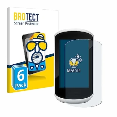 Abbildung von BROTECT Entspiegelungs Schutzfolie für Garmin Edge Explore 2018 (6 Stück) Matte Displayschutz Folie, Anti Reflex, Fingerprint