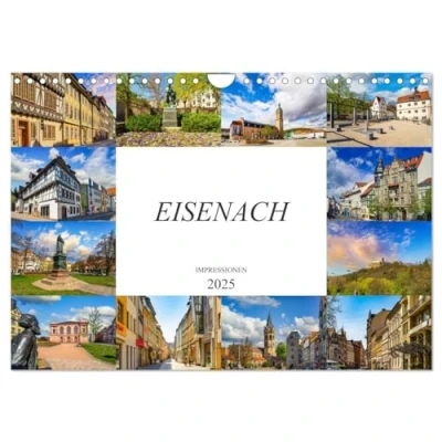 Abbildung von Eisenach Impressionen (Wandkalender 2025 DIN A4 quer), CALVENDO Monatskalender