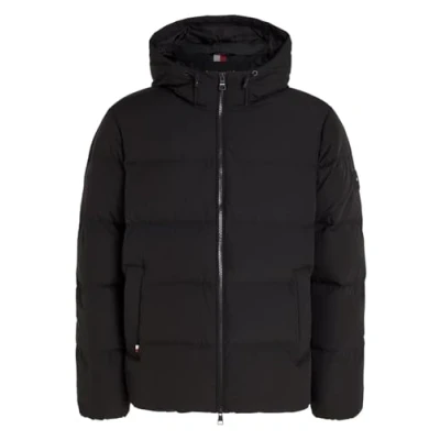Abbildung von Tommy Hilfiger DOWN HOODED PUFFER JACKET Gerade Herren, Schwarz (Black), 3XL