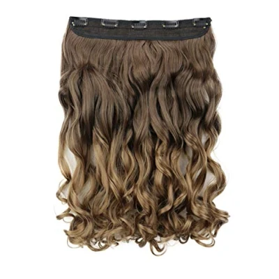 Abbildung von CAISHA 40cm 1 Teilig CLIP IN EXTENSIONS Sophia Haarteil Gewellt Ombré Braun Mix C74