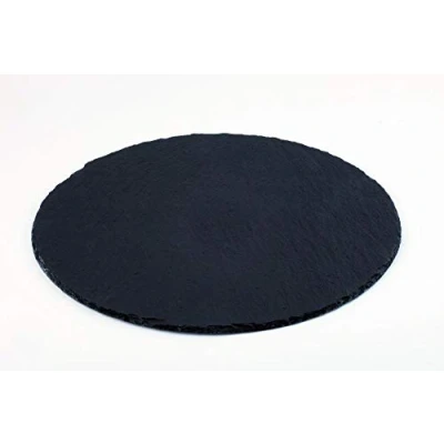 Abbildung von APS 968 Naturschieferplatte rund, Ø 22 cm, Materialstärke 4 7 mm