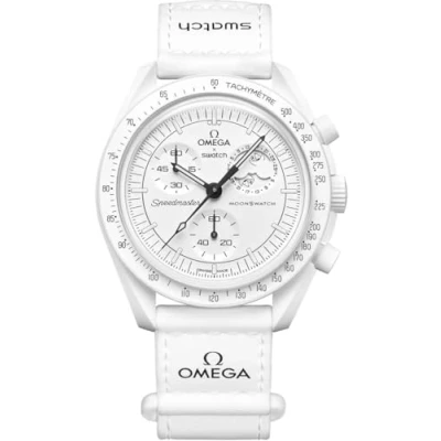 Abbildung von Swatch Chronograph x Omega Moonswatch Mission to the Moonphase &quot;Snoopy&quot; Full Moon