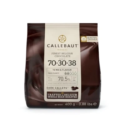 Abbildung von Callebaut Schwarze Schokolade Tropfen 70% Beutel mit 400 g