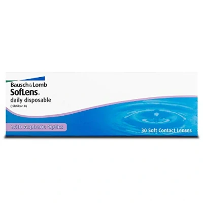 Abbildung von Bausch + Lomb SofLens daily disposable Tageslinsen, sphärische Kontaktlinsen, weich, 30 Stück BC 8.6 mm / DIA 14.2 5.75 Dioptrien
