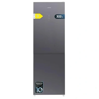 Abbildung von Cecotec Kühlschrank Bolero CoolMarket Kombi 322 Glass Grey D. Multi Airflow, Total No Frost, Humidity Box, Crisper Urlaubsmodus, Eco Modus, Wendetür, Fast Freezing, Cooling