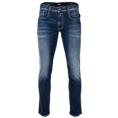 Abbildung von Replay Anbass Pants Jeans Slim Fit, Herren, Größe: 34x32, Dark blue