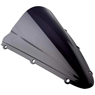 Abbildung von Puig 4637F Kuppel Racing Yamaha YXF R125 08 14, Transparent/Dunkelgrau Rauch