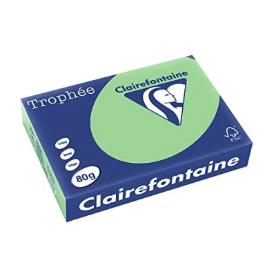 Abbildung von 5 x Clairefontaine Kopierpapier Trophee A4 80g/qm VE=500 Blatt naturgr
