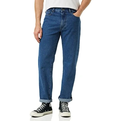 Abbildung von Enzo Herren Straight Jeans, Blau (Stonewash Blue), 32 L