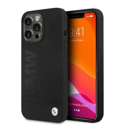 Abbildung von BMW Hülle für iPhone 13 Pro / 6.1&quot; schwarz Hartschale Silikon Signature Logo