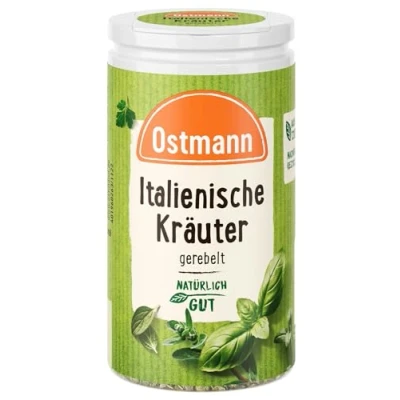 Abbildung von Ostmann Gewürze Italienische Kräuter Mediterrane Kräuternote für Pizza, Pasta und Tomatensaucen 12,5 g in der Streudose
