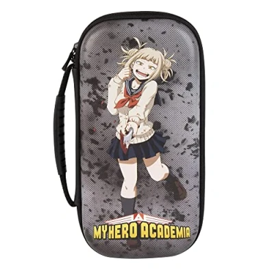 Abbildung von Konix My Hero Academia Schutz und Transporthülle für Nintendo Switch, Switch Lite OLED Aufbewahrung 8 Spiele Himiko Toga Motiv