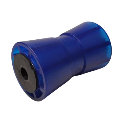 Abbildung von 133x58,5 mm Kielrolle blau 17 Nabendurchmesser Knott Anhängershop