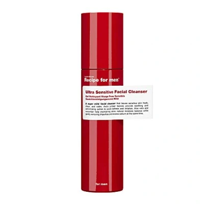Abbildung von Recipe For Men Ultra Sensitive Facial Cleanser 100ML Gesichtsreinigung, Herren, Größe: 100 ml,