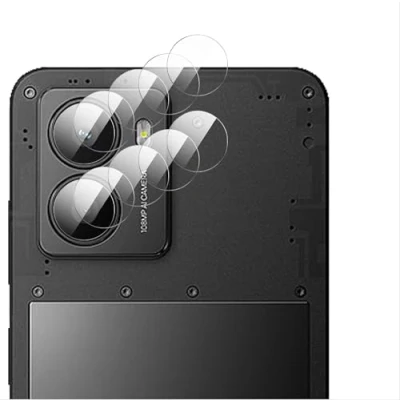 Abbildung von GIOPUEY [Ultra dünn 4 Stück Kameraschutz Kompatibel mit HMD Fusion, HD Kamera Glas Schutzfolie [Kratzfest] Camera Protector für Fusion