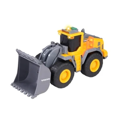 Abbildung von Dickie Toys Spielzeug Radlader Volvo Wheel Loader, mit Licht und Sound