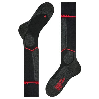 Abbildung von Falke SK4 Energizing Light Kniestrümpfe blackmix, Herren, Größe: 44/45, Black mix