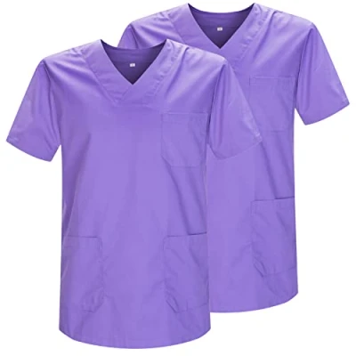 Abbildung von MISEMIYA Packung 2 Stk. SANITÄRE CASACA UNISEX Uniformen UNIFORM MEDIZINISCHE Ref. 817 * 4XL, Flieder 21