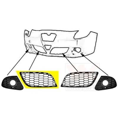 Abbildung von VAN WEZEL 0113596 Lüftungsgitter vorne rechts ALFA ROMEO: Giulietta Schrägheck