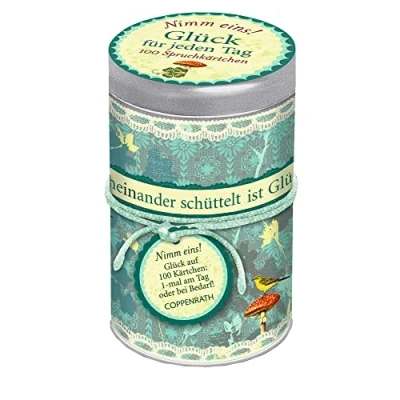 Abbildung von Sprüchedose: Nimm eins! Glück für jeden Tag: 100 Spruchkärtchen
