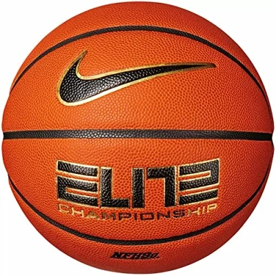 Abbildung von Nike Performance Championship Basketball, Größe: 7, Amber black metallic gold
