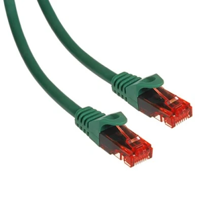 Abbildung von Maclean MCTV 301 G Ethernet Kabel Netzwerkkabel Patchkabel 2x RJ45 UTP cat6 Netzwerk Lan 10 Gigabit/s (1m, Grün)