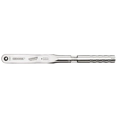 Abbildung von GEDORE 8561 01 Aluminium DREMOMETER Drehmomentschlüssel 1/2&quot; 25 120 Nm ±3% Genauigkeit mit Zertifikat Made in Germany